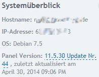 Aktuelle Versionen Debian und Plesk April 2014