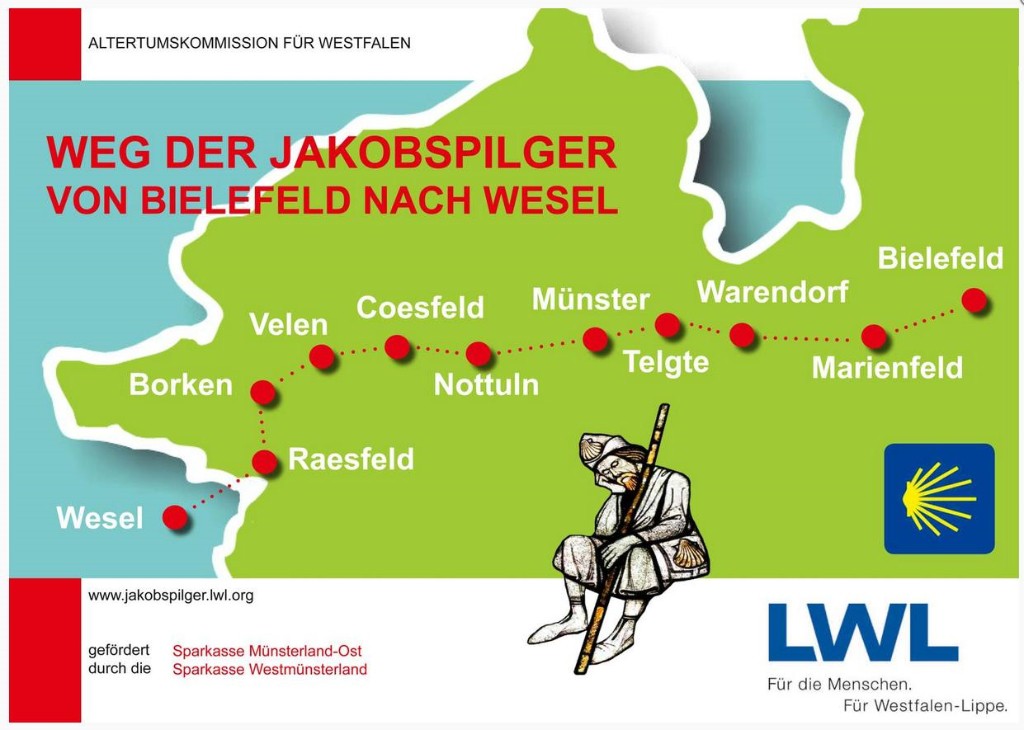 4. Westfälischer Jakobsweg Quelle: LWL (Mit freundl. Genehmigung Landschaftsverband Westfalen Lippe